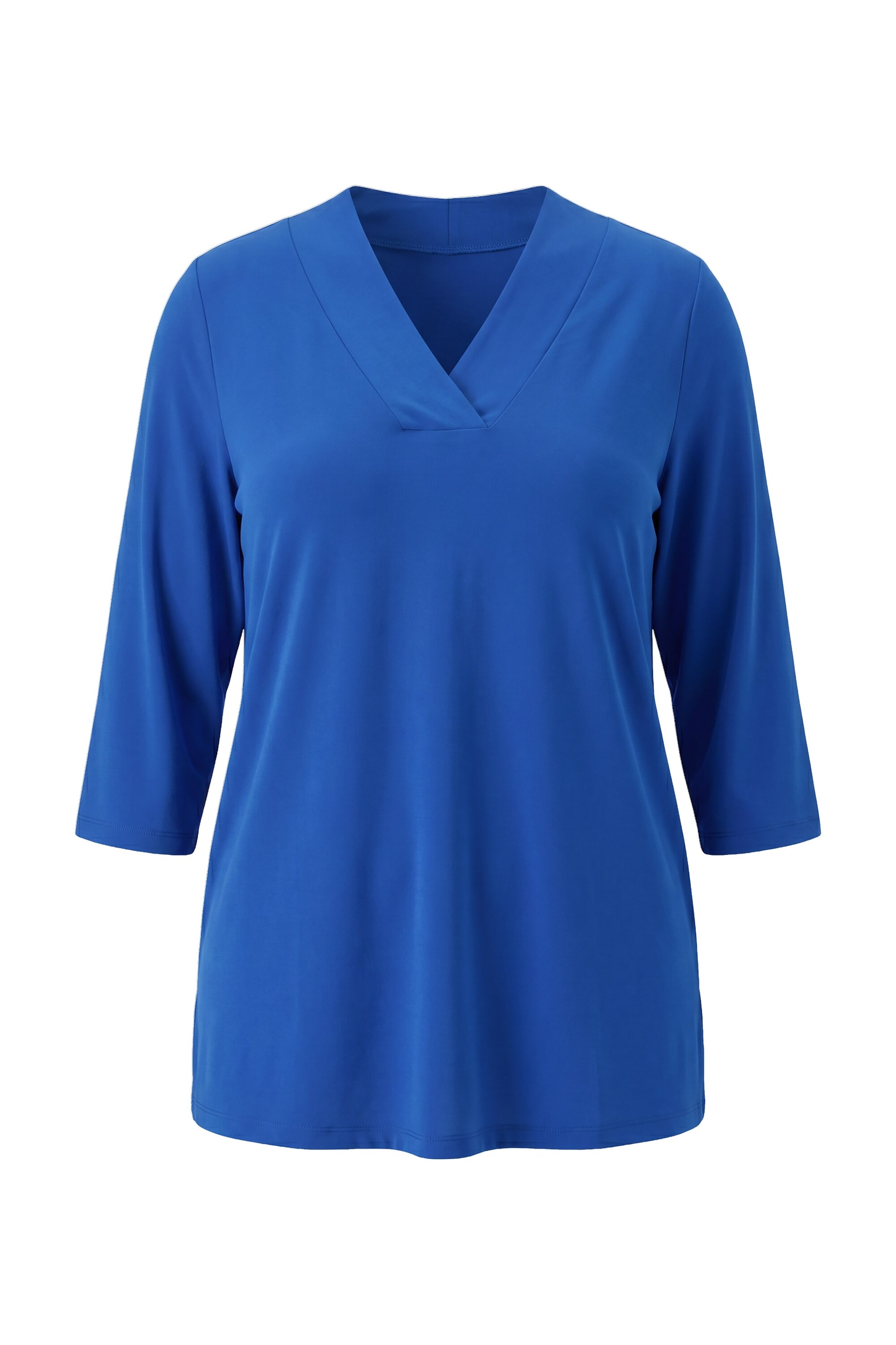 Ulla Popken Longshirt in Blau: Vorderseite