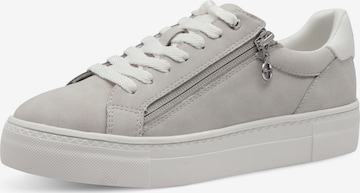 Baskets basses Tamaris en gris : devant