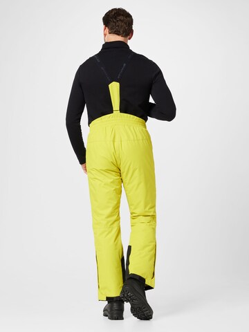 Whistler Regular Workout Pants 'Fairfax' in Yellow