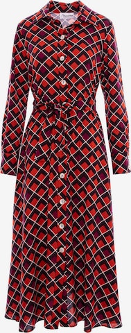 Couture de Marie Blusenkleid 'Raya' in Rot: Vorderseite