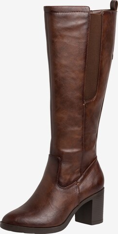 Bottes JANA en marron : devant