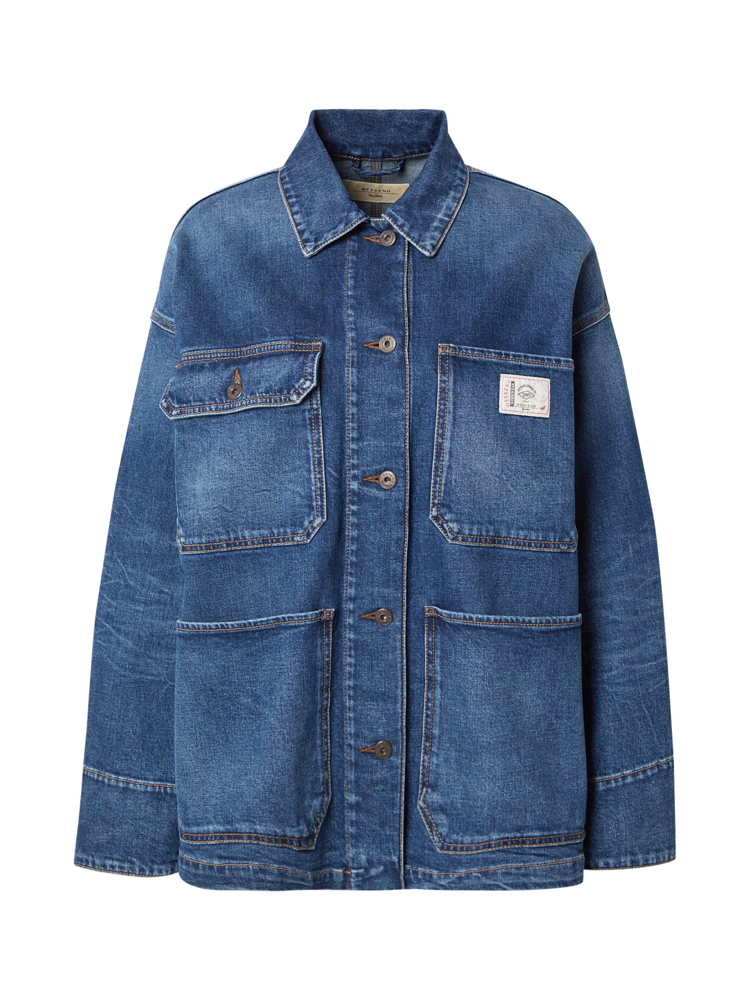 Weekend Max Mara Kurtka przejściowa 'ALIGI' w kolorze niebieski: przód