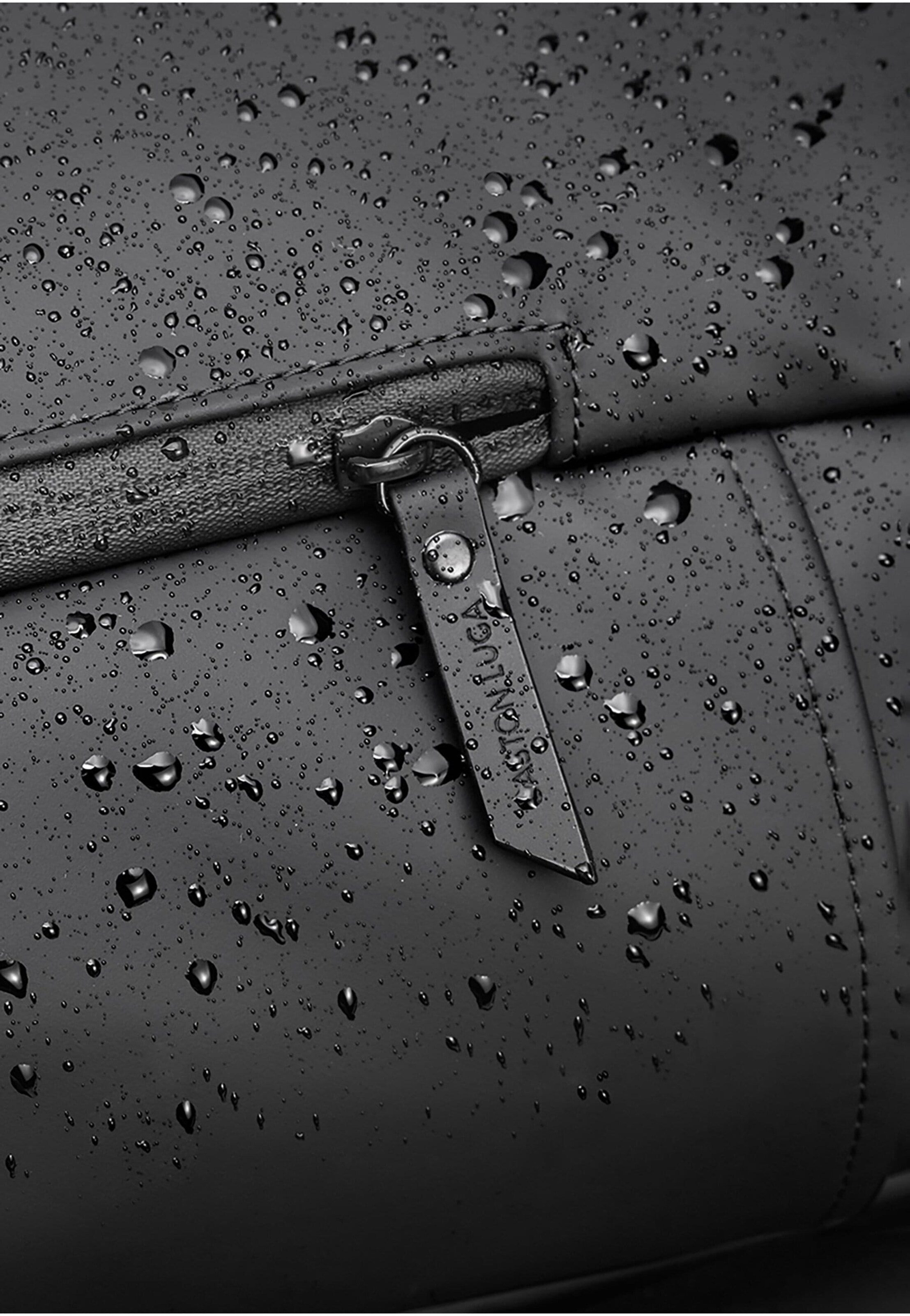 Gaston Luga Backpack 'Spläsh Rolltop' in Black