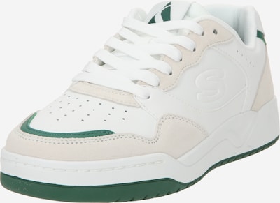 Sneaker bassa SKECHERS di colore beige chiaro / verde scuro / bianco, Visualizzazione prodotti
