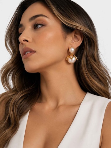 RteRme Náušnice 'Kallista Earrings' – zlatá