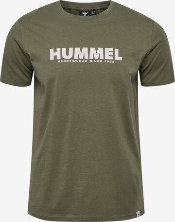 T-Shirt fonctionnel Hummel en vert : devant