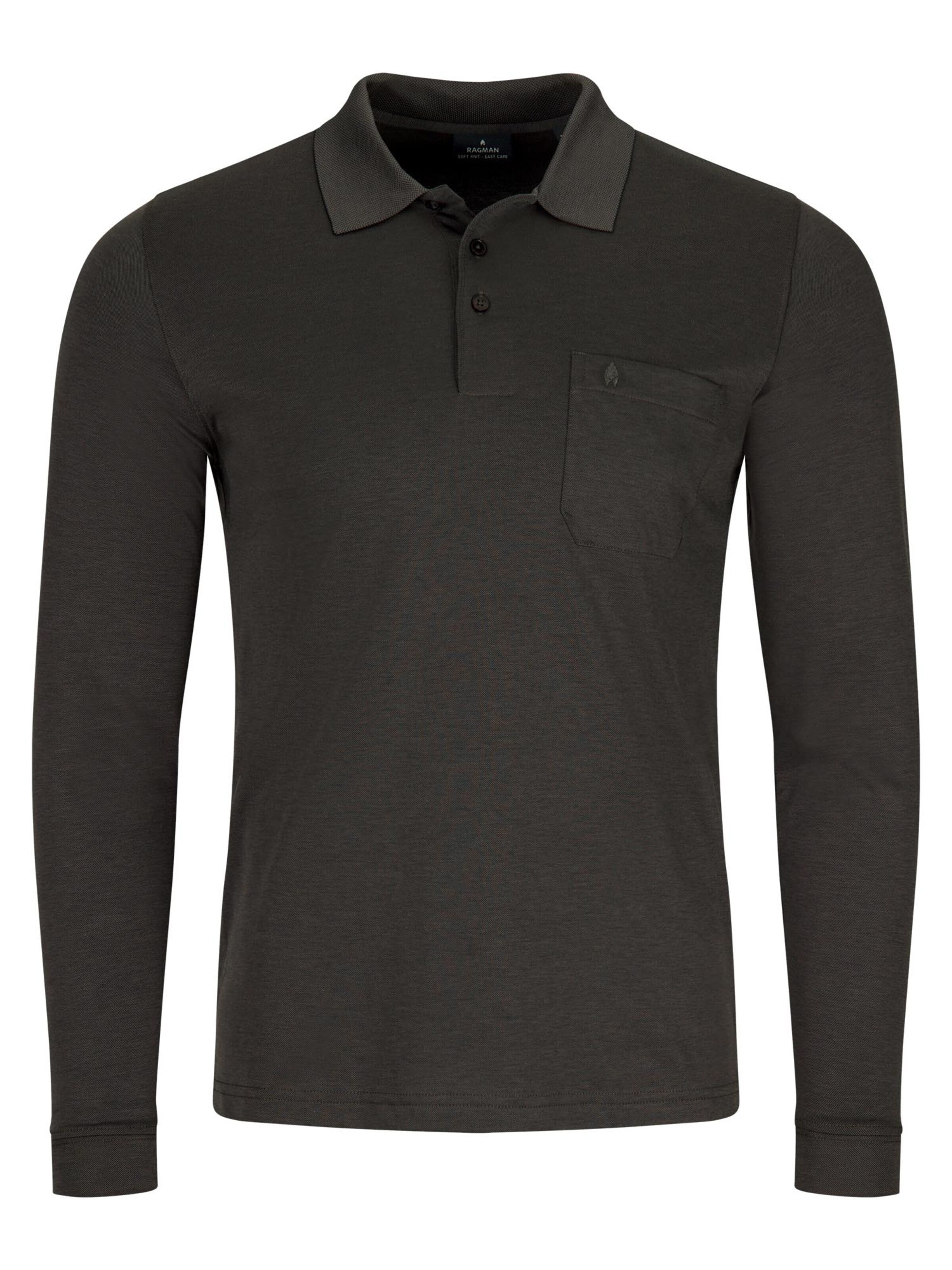 Ragman Shirt 'Basic' in Grey: front