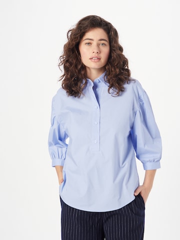 Camicia da donna di Sisley in blu: frontale