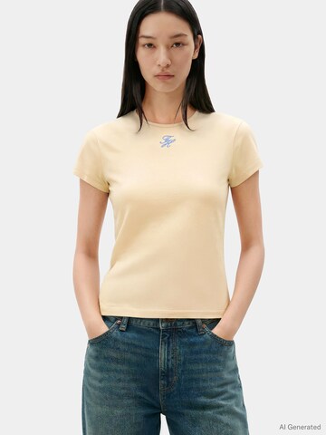 Tricou de la TOMMY HILFIGER pe bej: față