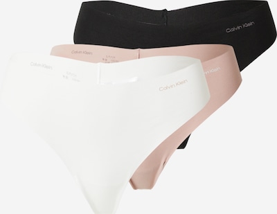 Calvin Klein Underwear Stringid roosa / must / valge, Tootevaade