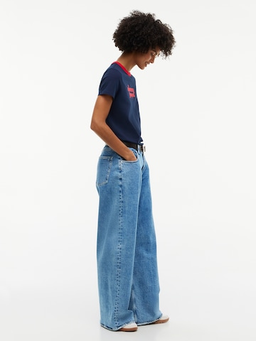 Tommy Jeans - Pierna ancha Vaquero 'DAISY' en azul