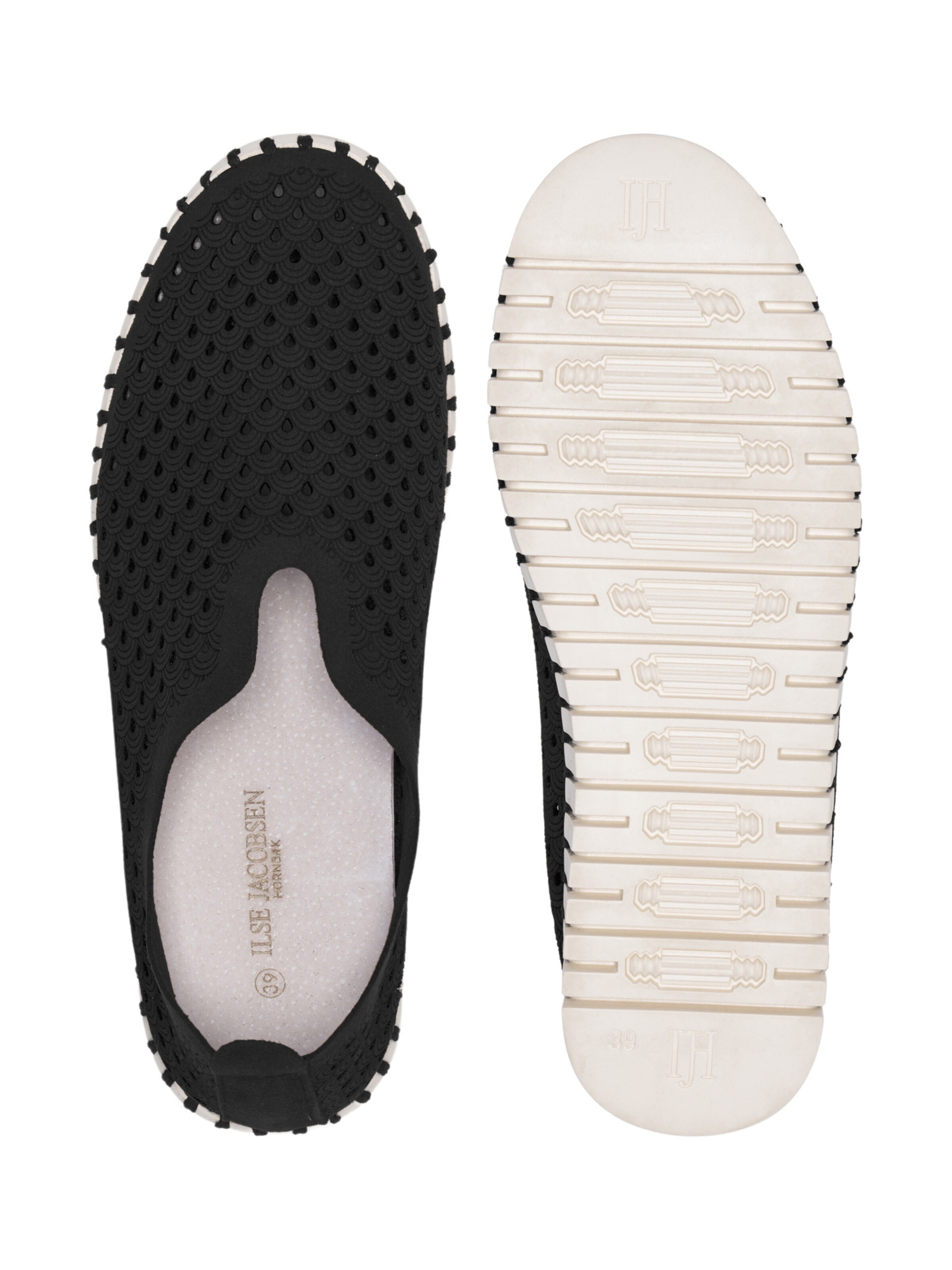 ILSE JACOBSEN Slip On 'Tulip3275' in Schwarz