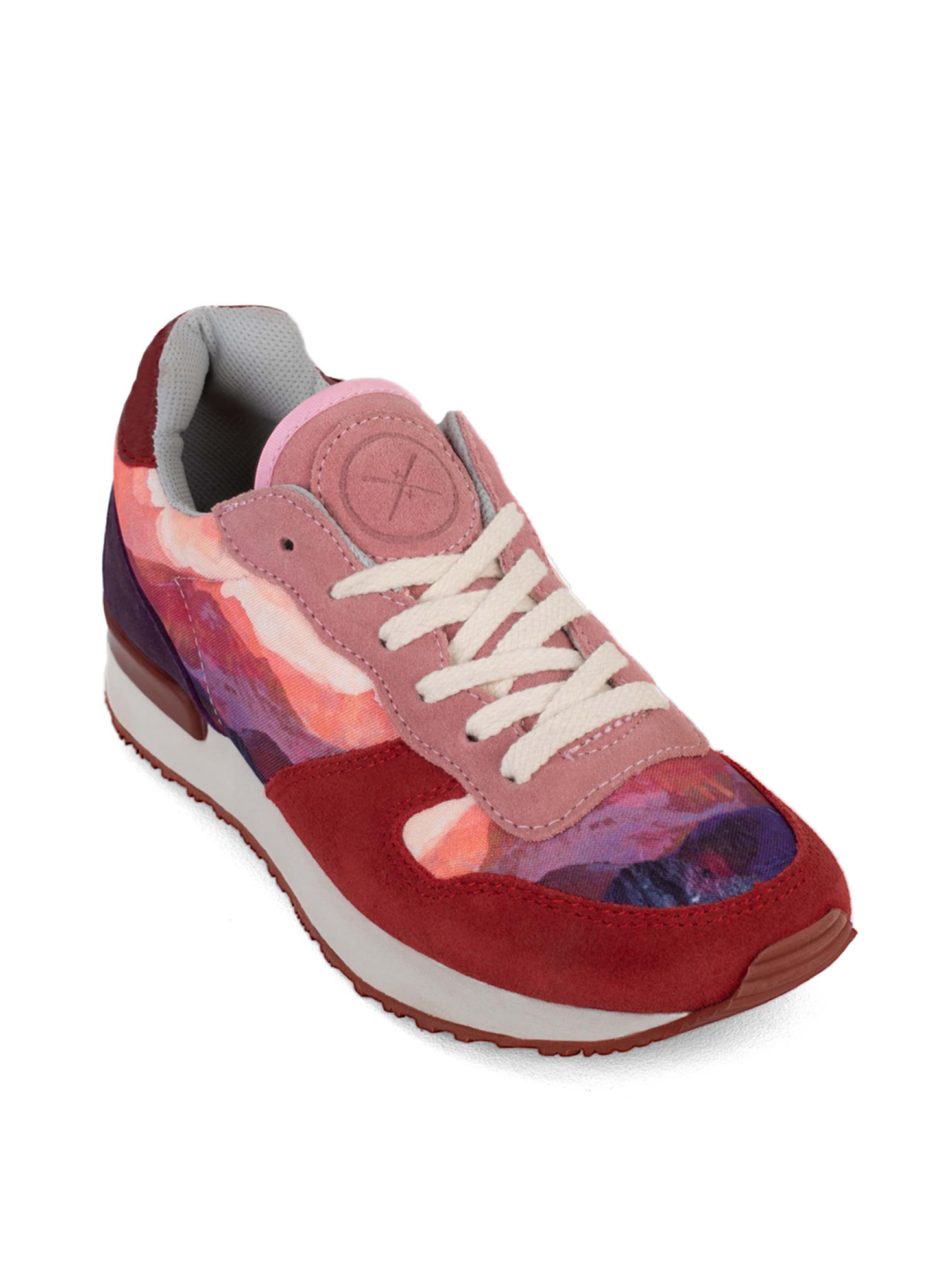 inkkas Sneaker low 'Inkkas Andes Sneaker – Handgefertigter Damen-Sneaker aus Leder'‌‌‌‌‌‌‌‌‌ in Rot