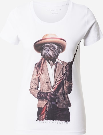 EINSTEIN & NEWTON T-Shirt 'Hunter' in Weiß: predná strana