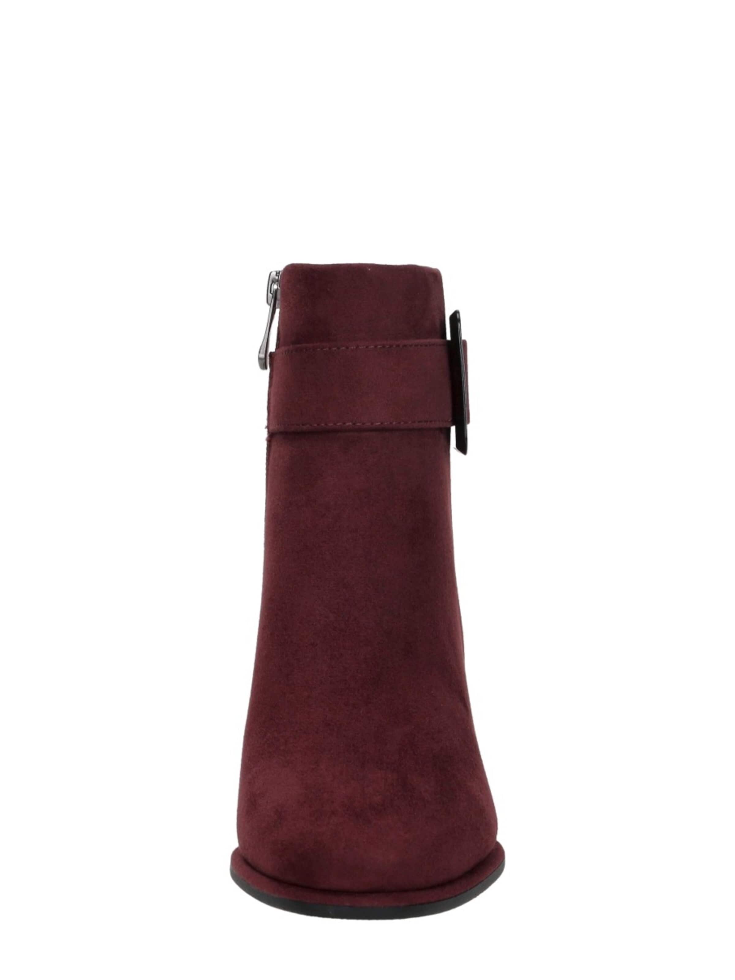 MARCO TOZZI Boots 'Enkellaarsjes Hak' in Rood