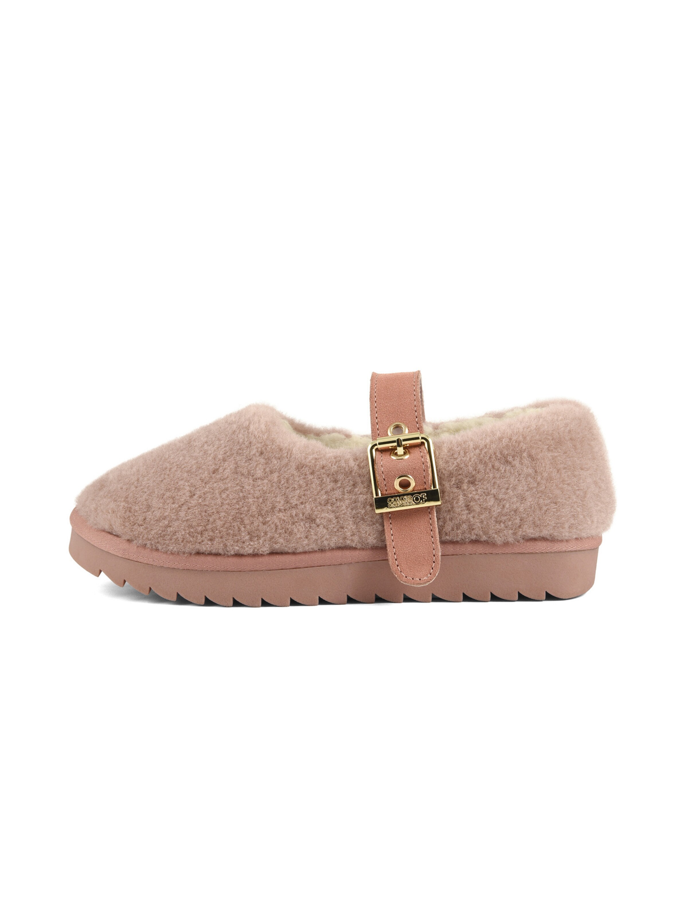 Ballerina con cinturino di COLORS OF CALIFORNIA in rosa: lato