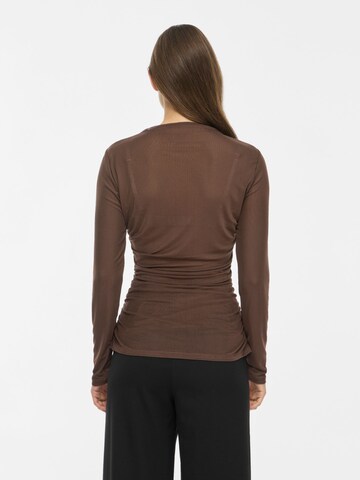 T-shirt 'VIFunda' VILA en marron