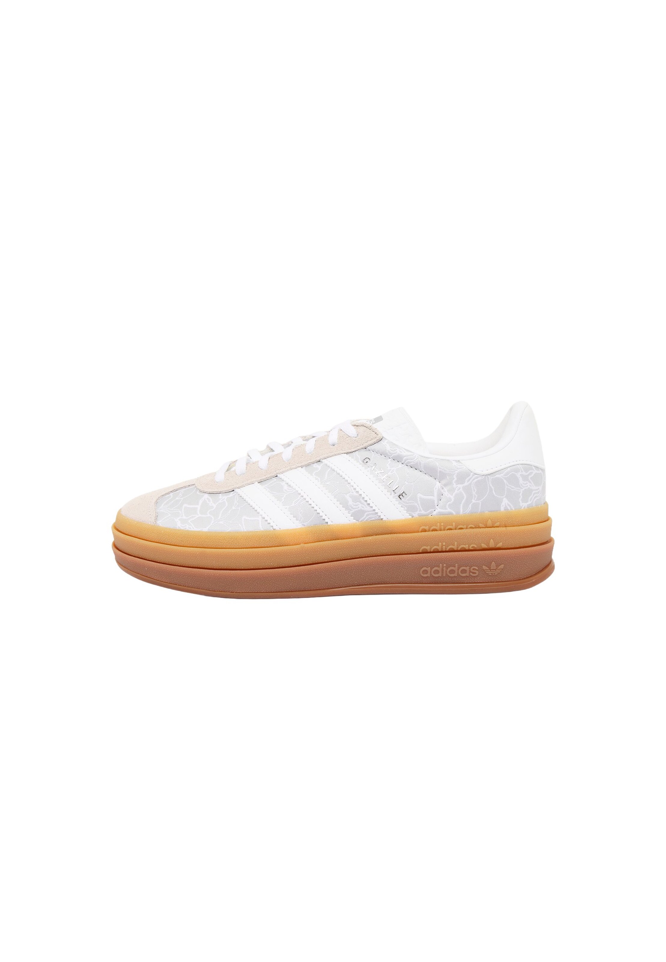 ADIDAS ORIGINALS Platform trainers 'GAZELLE BOLD' in Silver: front