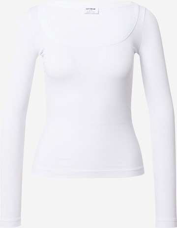 Cotton On Μπλουζάκι σε λευκό: μπροστά
