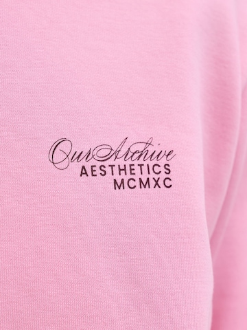 JACK & JONES - Sudadera en rosa