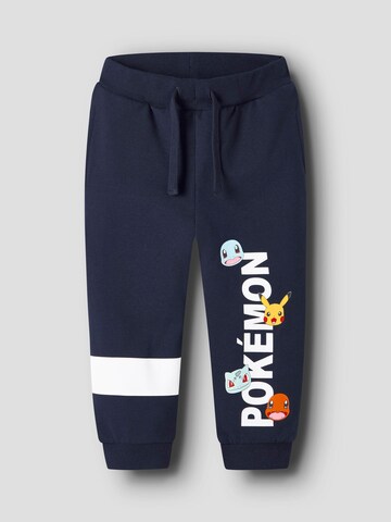Tapered Pantaloni 'Pokémon' di NAME IT in blu