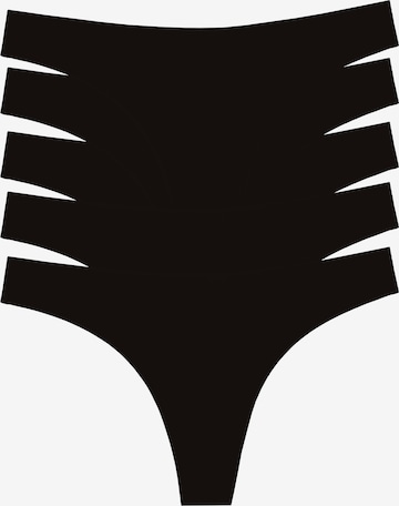 Occulto Tanga 'Seamless Ravenna' in Schwarz: Vorderseite