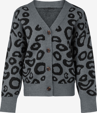 Imily Bela Cardigan en S en gris foncé / noir, Vue avec produit