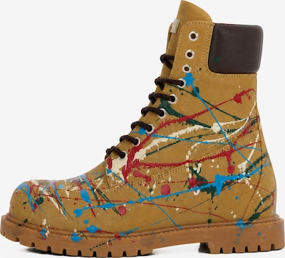 Philipp Plein Lace-Up Boots ' Skull ' in 38 in Brown / Mixed colors, Item view