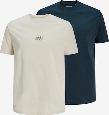smėlio JACK & JONES Marškinėliai 'JCOBREEZE': priekis