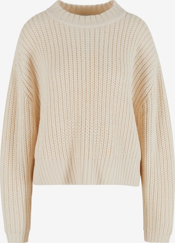 Urban Classics Свитер оверсайз в Белый: спереди