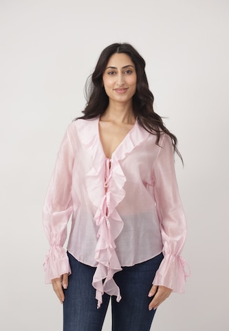 Elara Bluse i pink: forside