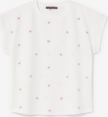 Tricou de la Lola Casademunt pe alb: față