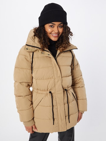 ESPRIT Winter Jacket in Beige: front