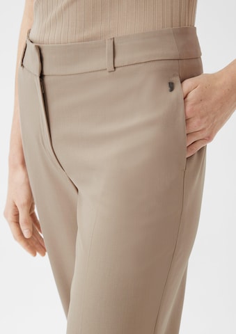 Regular Pantalon COMMA en beige