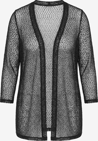Angel of Style Knit cardigan in Black: front