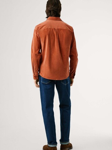 Regular fit Camicia 'Clayton' di Pepe Jeans in marrone