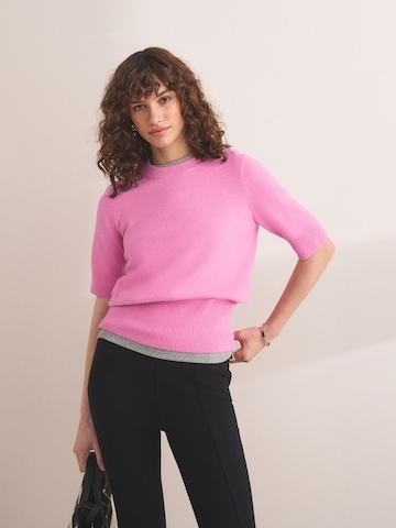 Next Sweter w kolorze różowy: przód