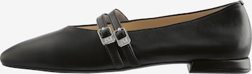Högl Ballerinas 'May' in Schwarz: Vorderseite