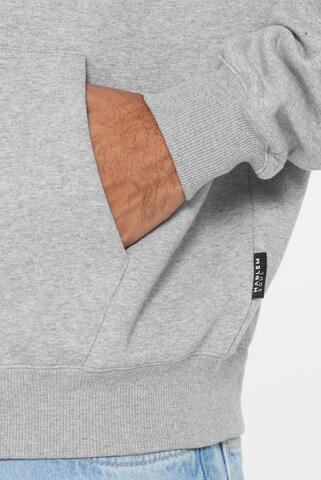 Harlem Soul BRU-NO Hoodie Jacket Oversized Unisex in Grau