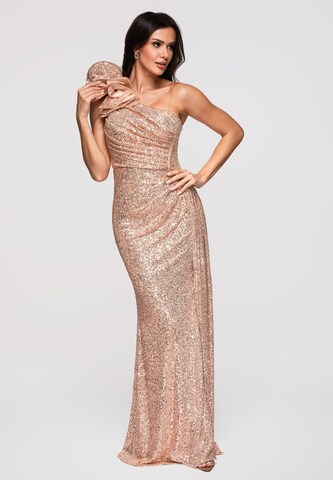 Robe de soirée Ombre en or