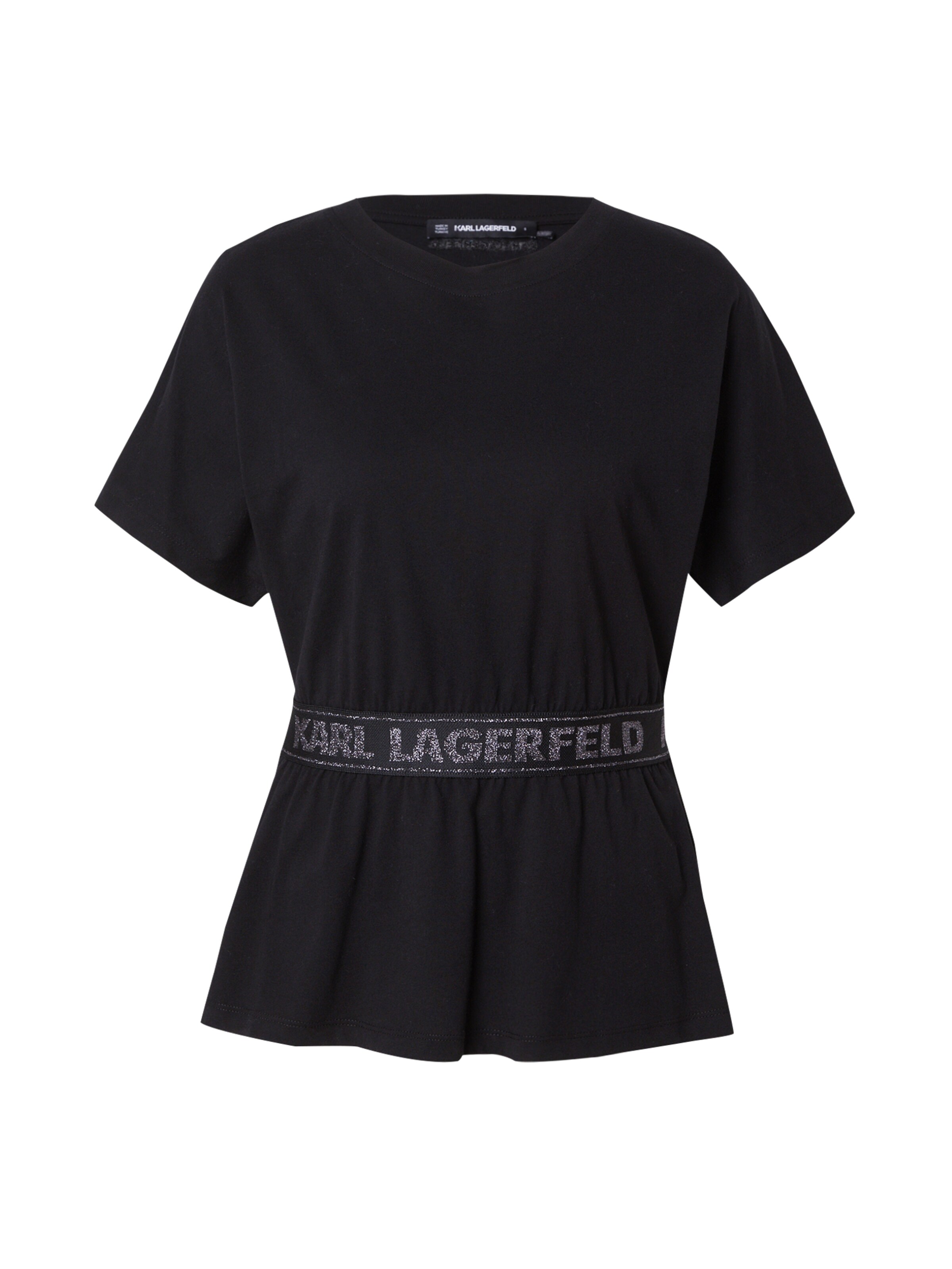 Karl Lagerfeld Shirt in Black: front