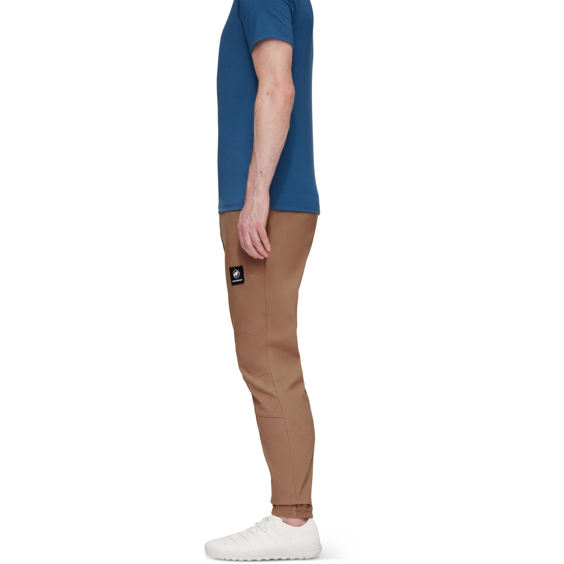 MAMMUT Tapered Outdoor Pants 'Massone' in Brown