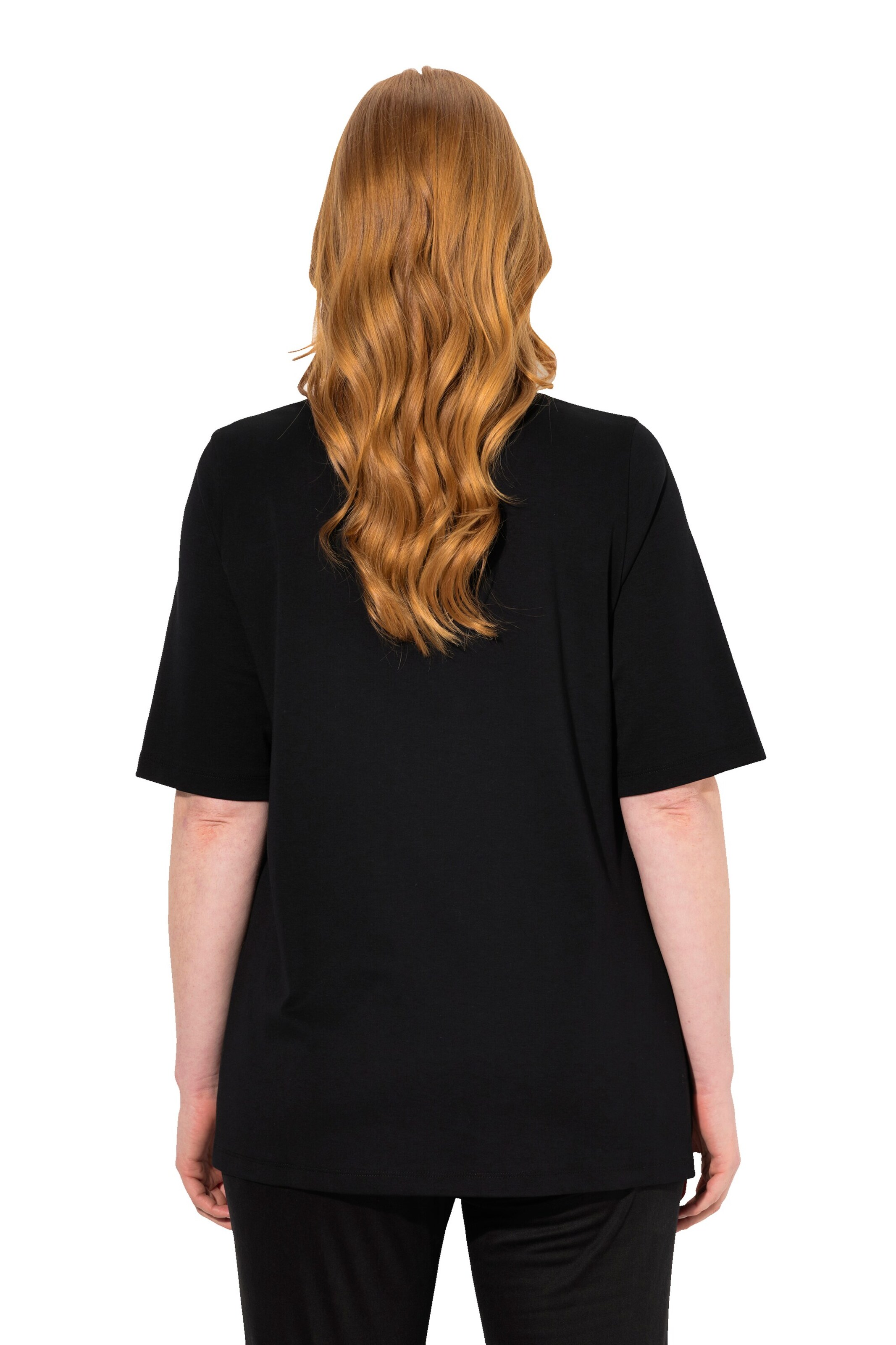 T-shirt Ulla Popken en noir