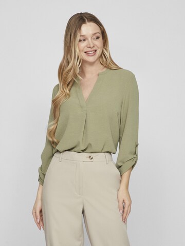 VILA Blouse in Groen: voorkant