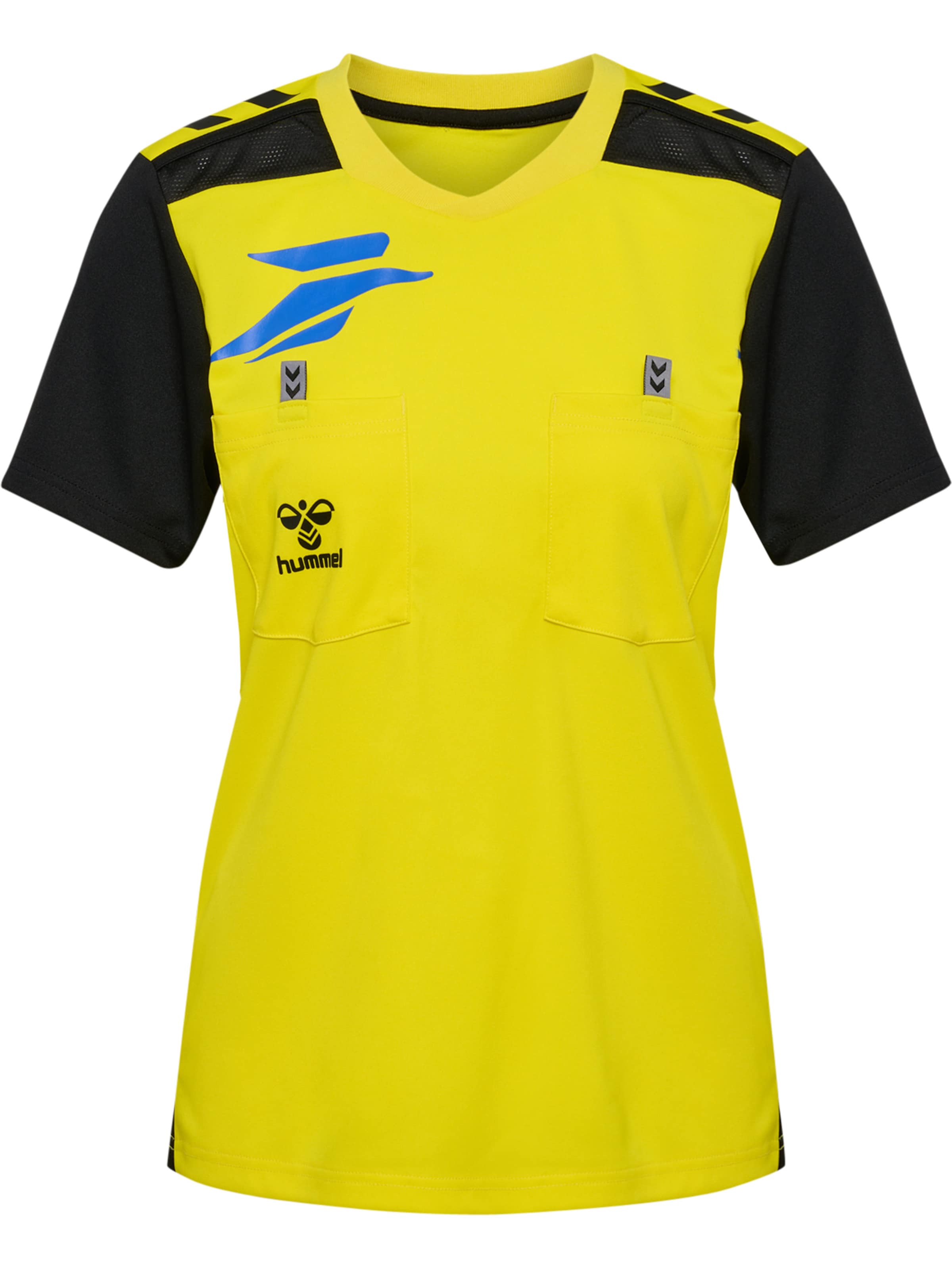 Hummel Functioneel shirt in Geel: voorkant