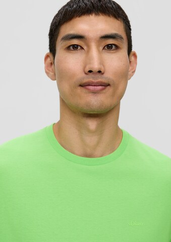 T-Shirt s.Oliver en vert