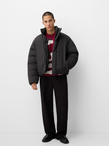 Bershka Between-season jacket in Black