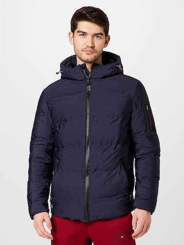 TRIBECA NEW YORK Winter Jacket in Blue: front