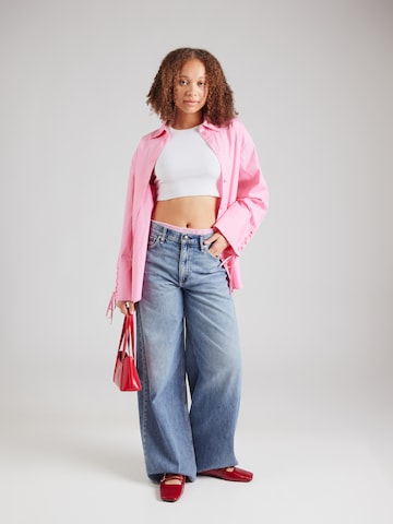 rag & bone Wide leg Jeans 'SOFIE' in Blue