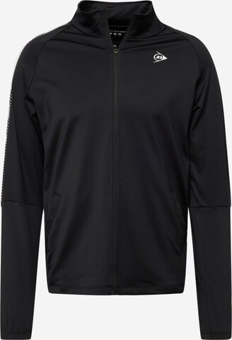 DUNLOP Trainingsjacke in Schwarz: predná strana